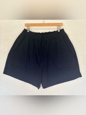 Lane Bryant Navy Elastic Waist Shorts - Size 18/20